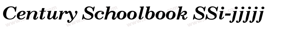 Century Schoolbook SSi字体转换
